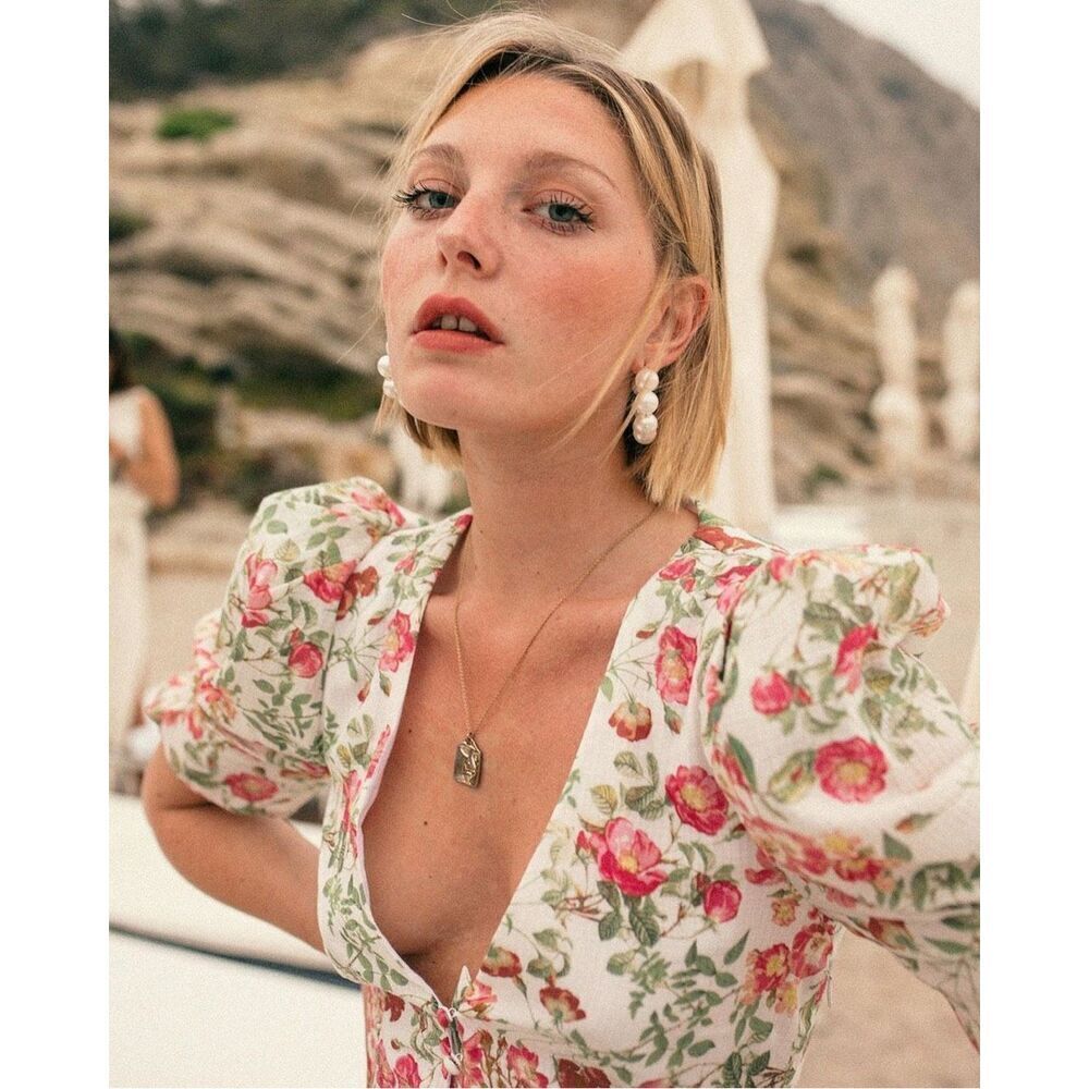 BEC & BRIDGE LE FOLLIES MINI FLORAL PRINT COTTON DRESS - Picture 5 of 14